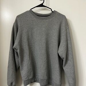 Fruit of the Loom Men's Gray Crewneck Sweater